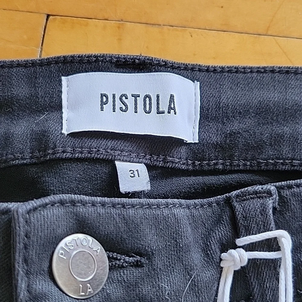 Pistola Midnight Black High Rise Skinny Stretch Jeans Indie Grunge NWT Sz 31 - Picture 6 of 9